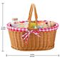 Fisher Price Wooden Picnic Basket and Food Pretend Play Set in Multicolor, , large