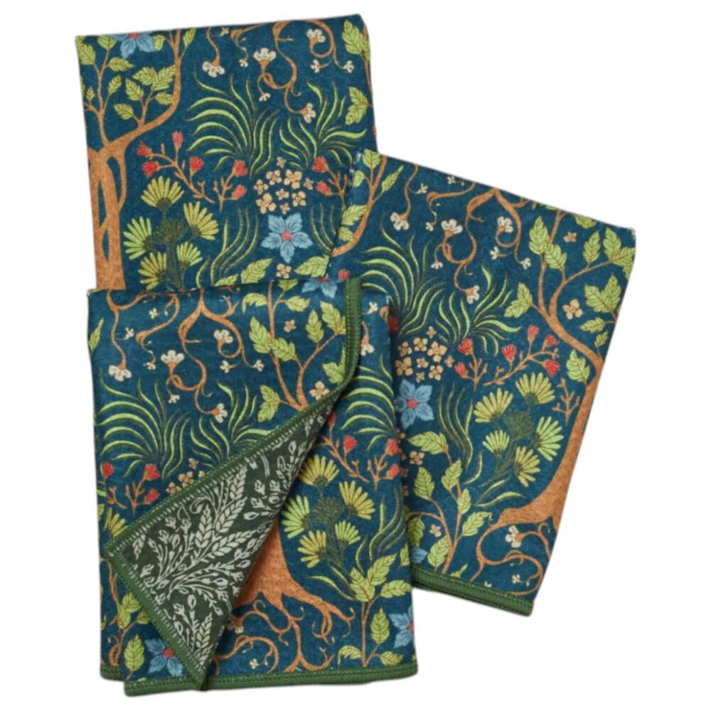 Once Again Home Signature Elderwood Reversible Mighty Mini Towel in Deep Teal (Set of 3), , large