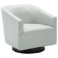 Hearth and Haven Garland Swivel Chair in Dove Grey, , large