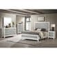 Titanic Furniture Artic King Panel Bed in Gray and White, , large