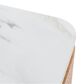 Fairfield Chair Portobello Square End Table in White, Light Brown and Brushed Brass, , large