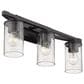 Golden Lighting Mercer 3-Light Bath Vanity in Matte Black, , large
