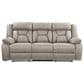 Steve Silver Tyson Manual Reclining Sofa with Dropdown Console in Grey, , large