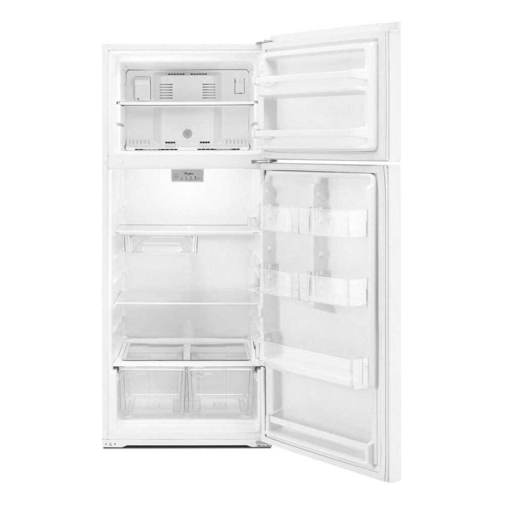 Whirlpool 18 Cu. Ft. 28-inch Wide Refrigerator Compatible With The EZ Connect Icemaker Kit in White, , large