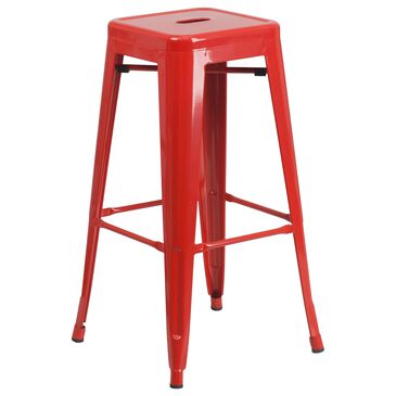 Flash Furniture 30" Barstool in Red, , large