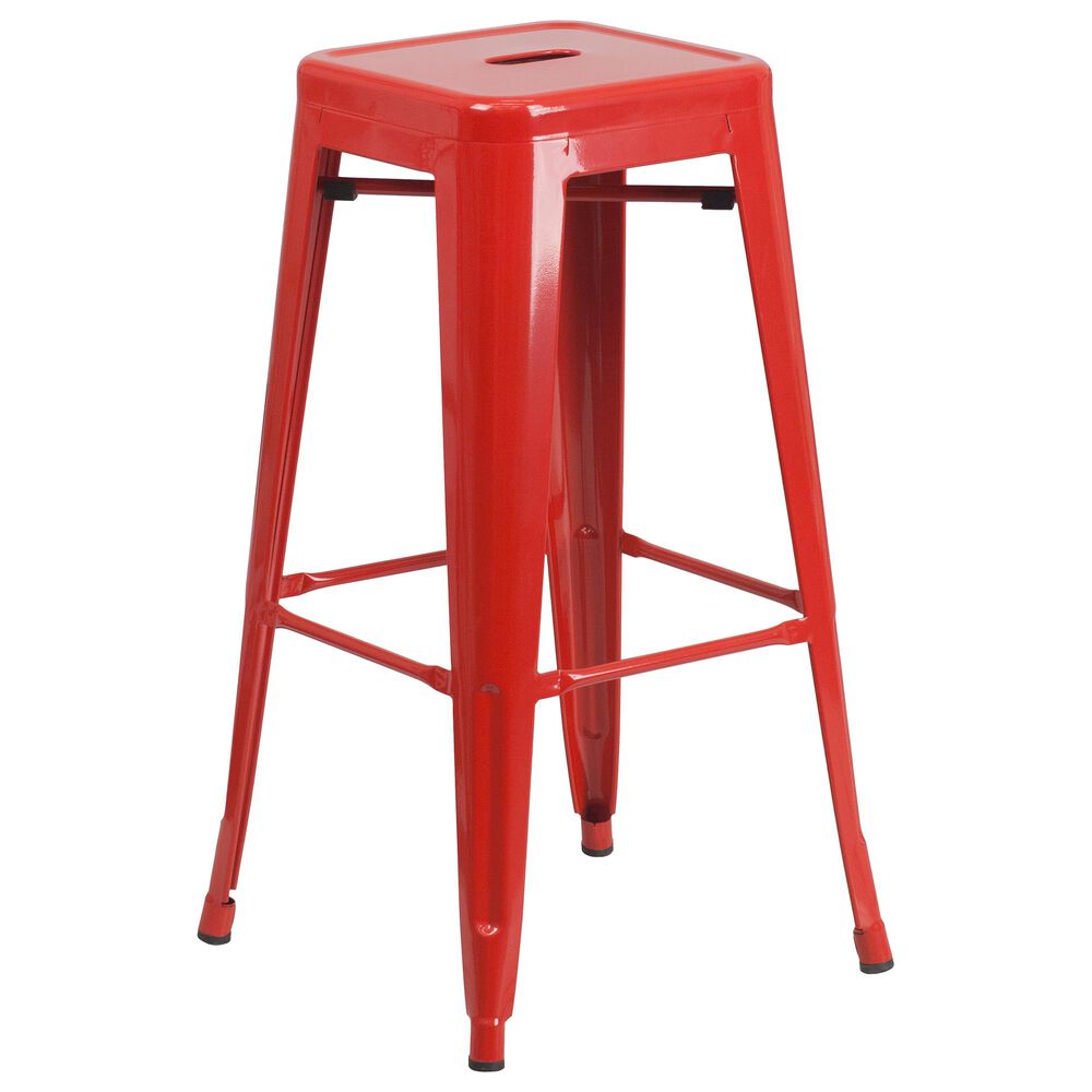 Flash Furniture 30" Barstool in Red, , large