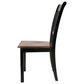 Ashley Owingsville 7-Piece Dining Set in Black and Brown, , large