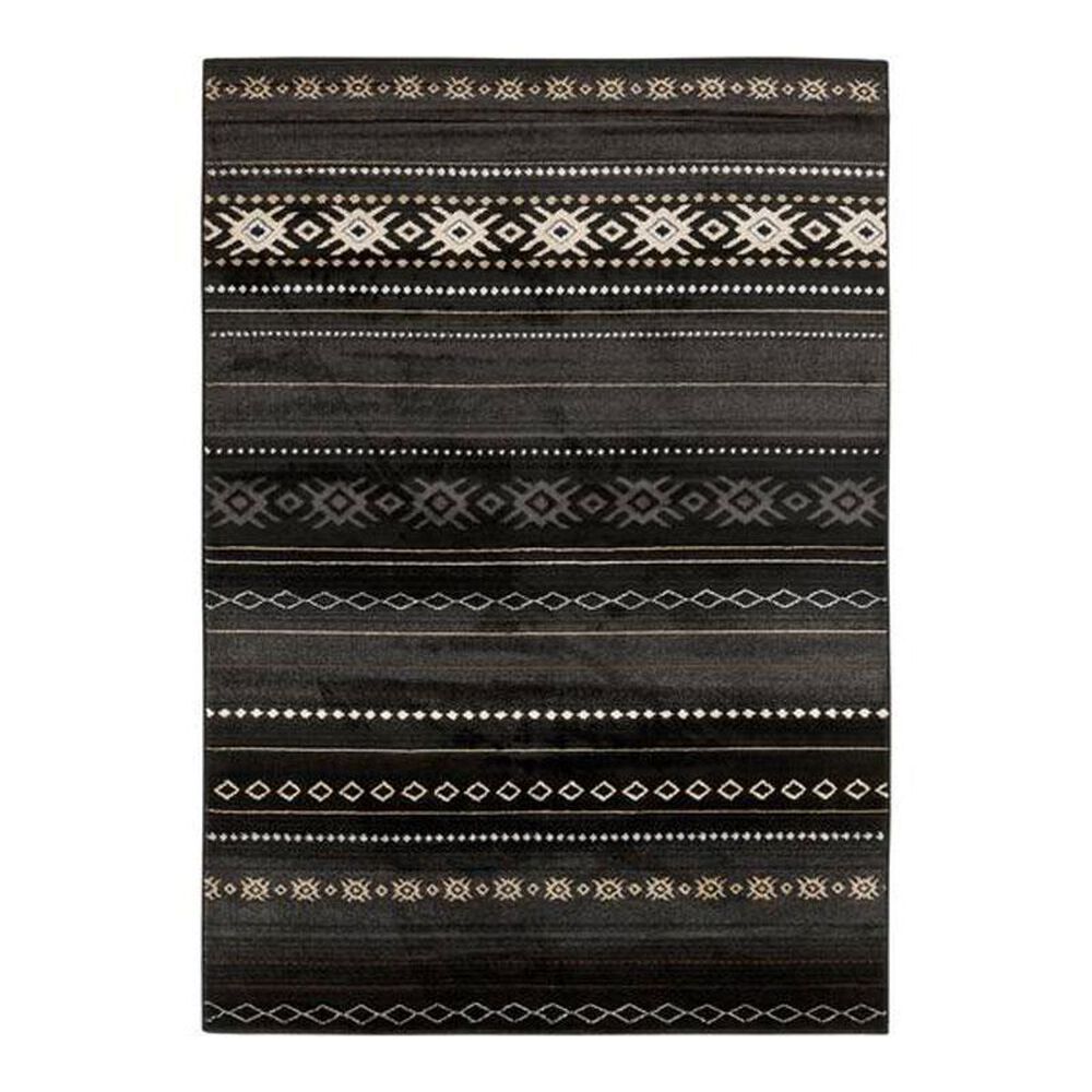 Surya Paramount PAR-1047 6"7" x 9"6" Black/Gray/Tan Area Rug, , large