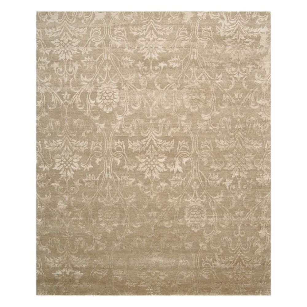 Nourison Silk Shadows SHA03 3'9" x 5'9" Light Gold Area Rug, , large