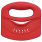 HIC Kitchen Soft-Grip Rocking Salad and Herb Chopper in Dark Red, , large