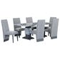 Global Furniture USA 7-Piece Rectangular Dining Set in Grey, , large