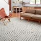Loloi II Hagen 9"6" x 13" White and Sky Area Rug, , large