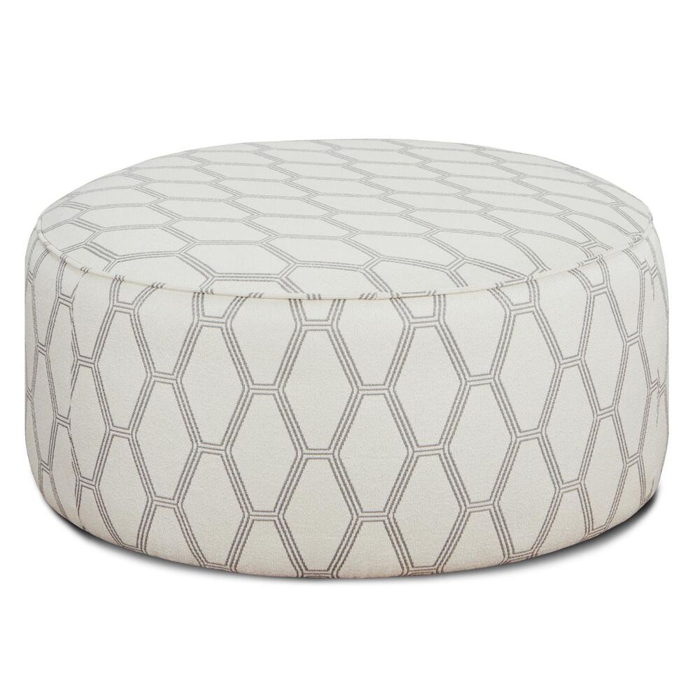 Xenia Round Ottoman in Nectar Ash, , large