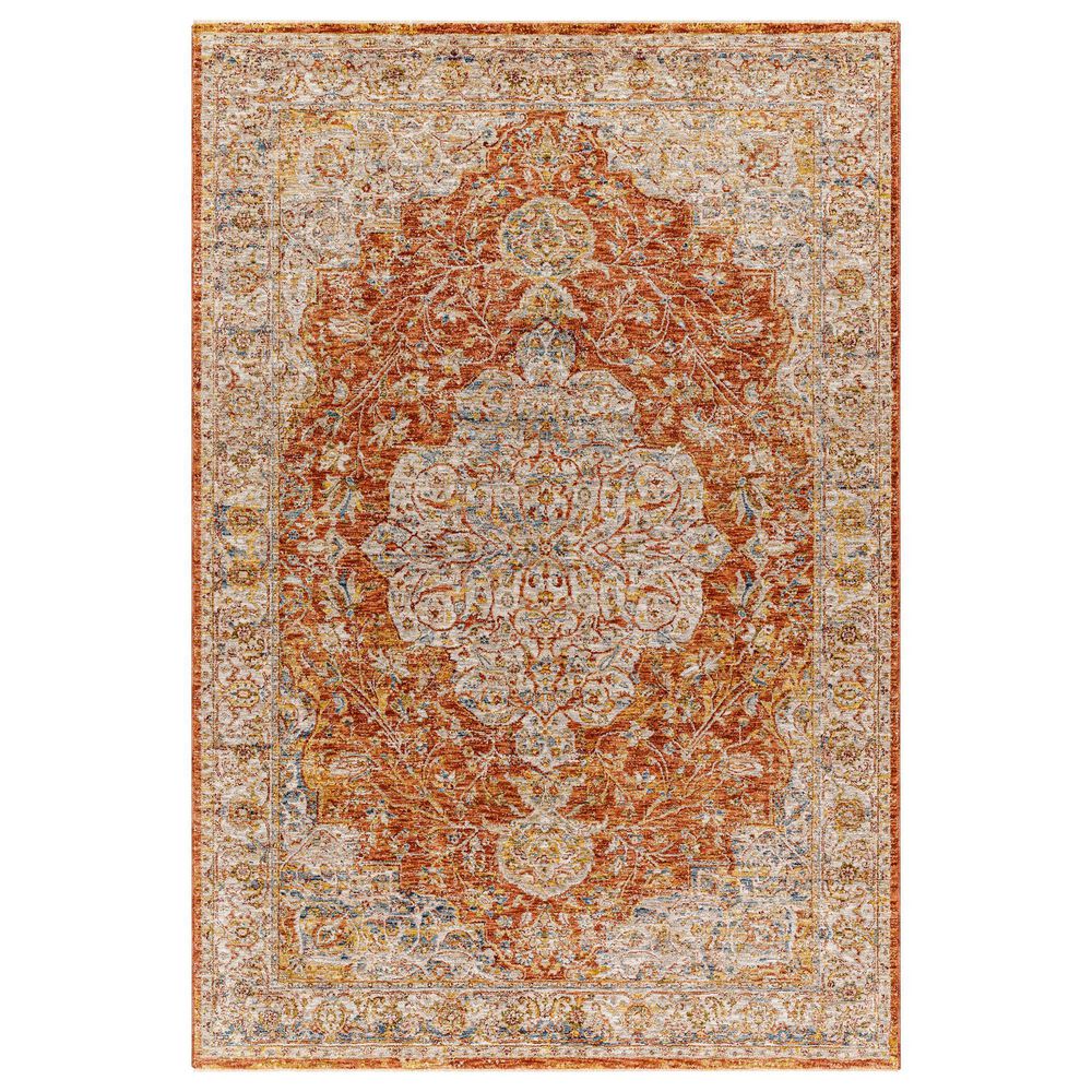 Surya Mona Lisa 5" x 7"5" Brick Red, Tan, Mustard, Dark Blue, Sage, Burgundy and Olive Area Rug, , large
