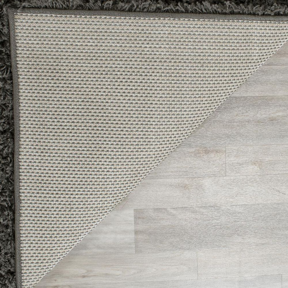 Safavieh Athens Shag SGA119C-4 4&#39; x 6&#39; Dark Grey Area Rug, , large