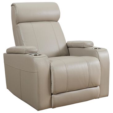 Signature Design by Ashley Screen Time Power Zero Wall Recliner in Stone, , large