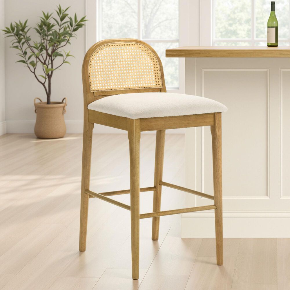 Armen Living Lucio Bar Height Stool in Amber Glow, , large