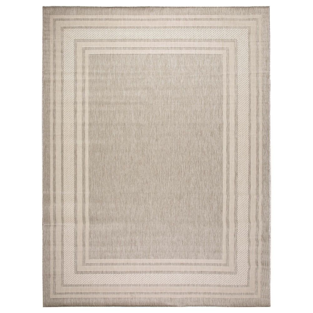 Nourison Horizon HOZ03 Grey 10&#39; x 14&#39; Indoor/Outdoor Area Rug, , large