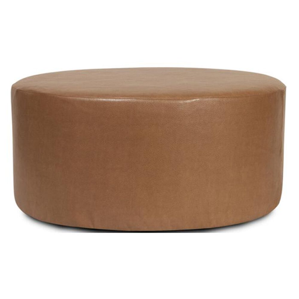 Howard Elliott Universal 36" Round Ottoman in Avanti Bronze, , large