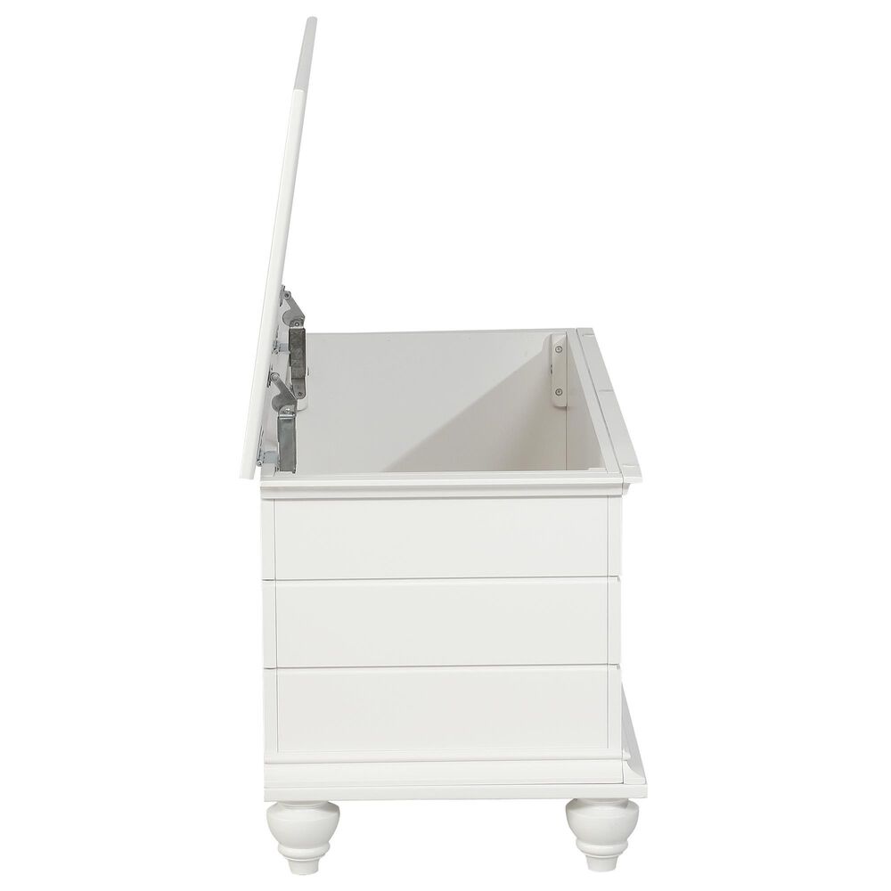 Linon Home Decor Whitehurst Cedar Chest in White, , large