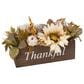 The Gerson Company 16" Fall Box with Candle Jars in Brown, , large