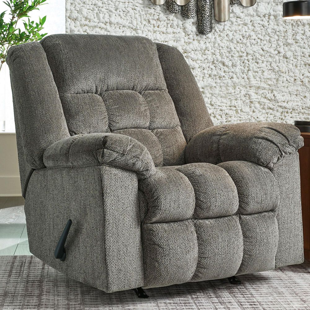 Ashley Kegler Manual Rocker Recliner in Putty, , large