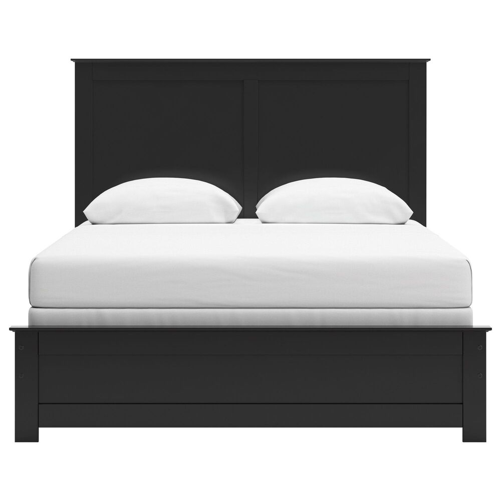 Ashley Maribel Queen Panel Bed in Black, , large