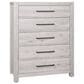 Viceray Collections Joinery 5-Drawer Chest in Washed White Oak, , large