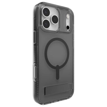 Zagg Santa Cruz Snap for MagSafe Clear Phone Case with Stand for iPhone 17 Pro Max in Midnight Black, , large