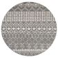 Safavieh Tulum  6"7" Round Grey and Ivory Area Rug, , large