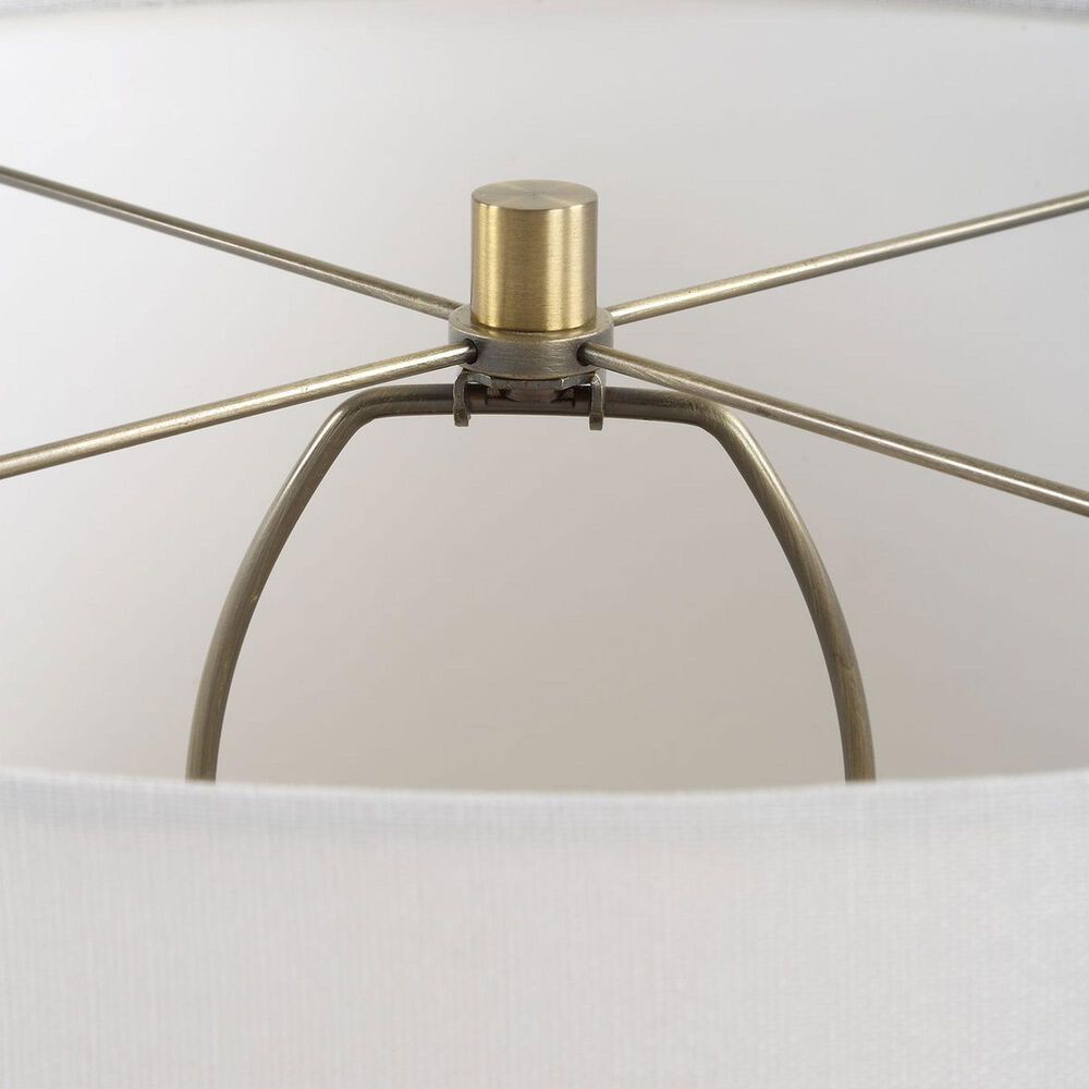 Uttermost Mirah Table Lamp in Olive and Brass, , large