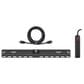 Sanus No Stud TV Wall Mount for 32" - 90" TVs with HDMI Cable and 4-Outlet 300J Surge Protector Power Strip in Black, , large