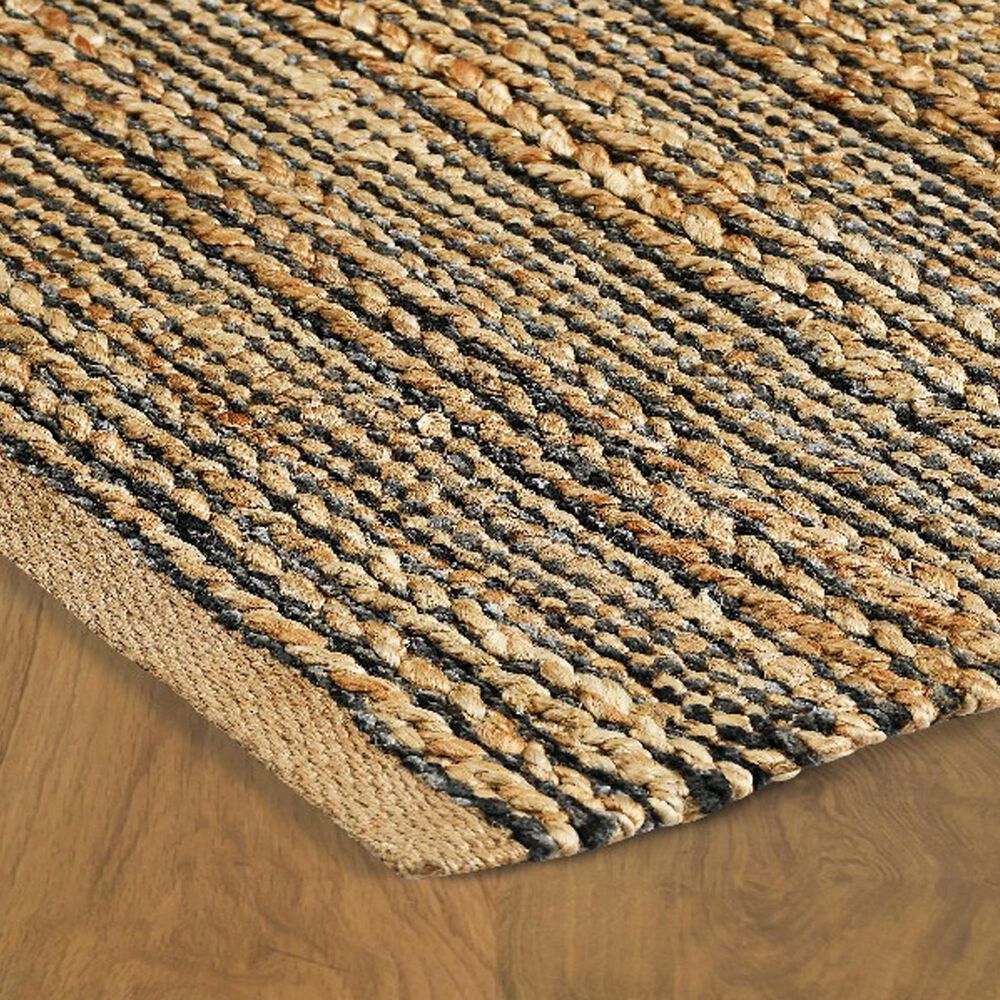 L&amp;R Resources Natural Fiber 7&#39;9&quot; x 9&#39;9&quot; Gray Area Rug, , large