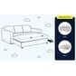 Lifestyle Solutions Haddington Stationary Sleeper Sofa in Linen, , large