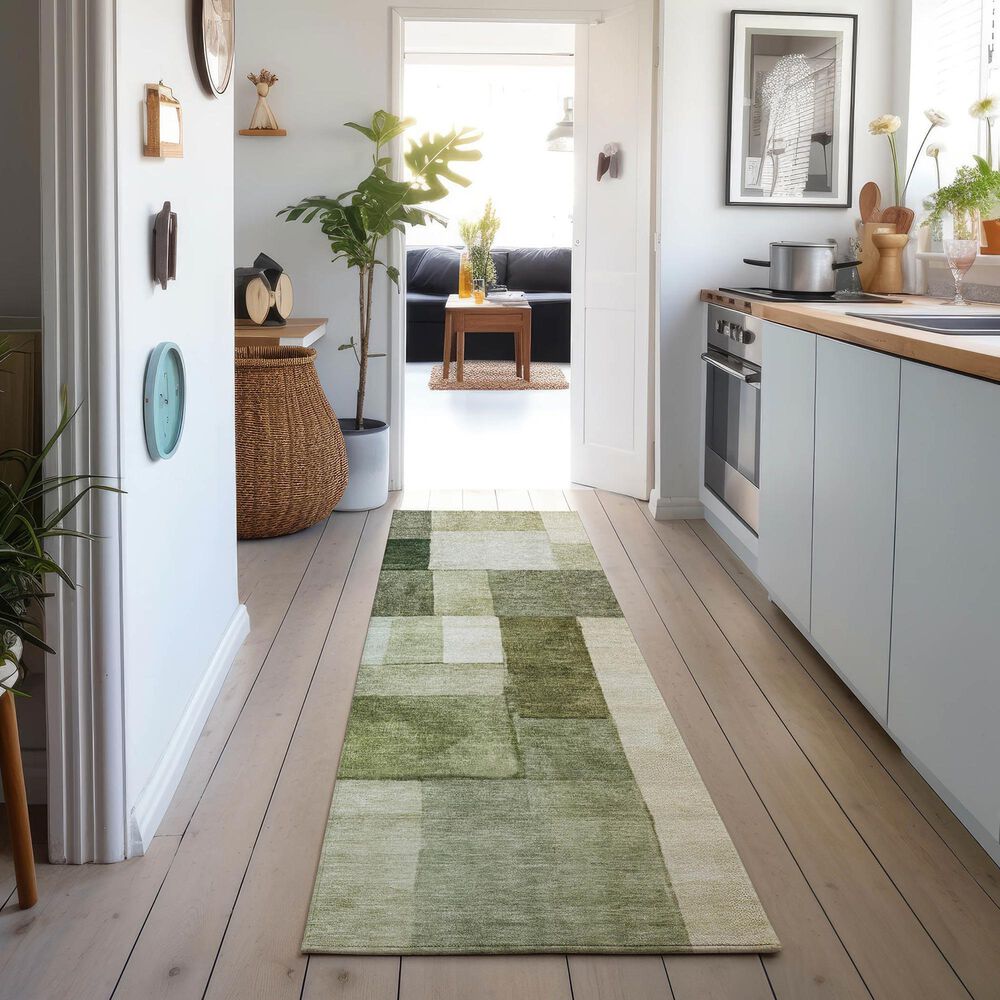 Dalyn Rug Company Neo NO15 2&#39;3&quot; x 7&#39;6&quot; Sage Runner, , large