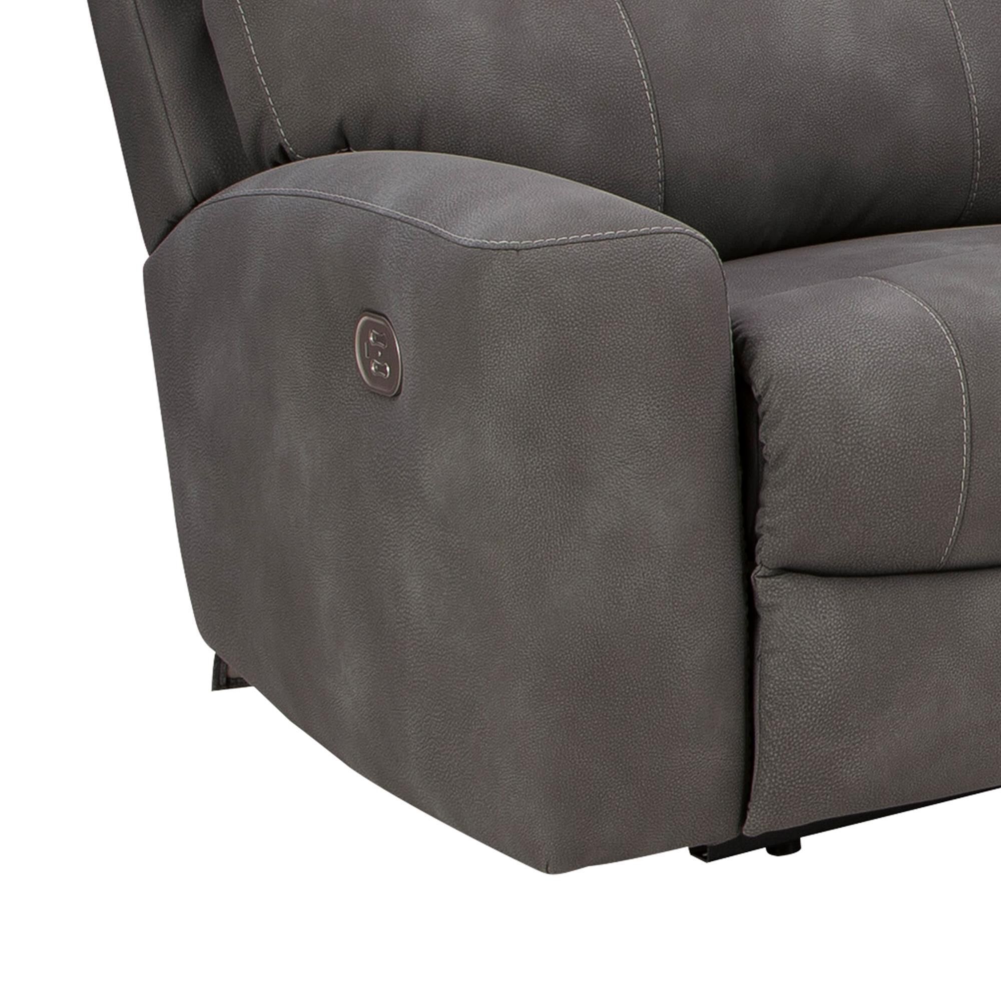 Ashley Next-Gen DuraPella 6-Piece Power Reclining Sectional in Slate