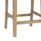 Linon Home Decor Emmy 26" Counter Stool with Natural Claudette Cane and Beige Cushion in Grey Wash, , large