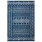 Safavieh Tulum Traditional 5"3" x 7"6" Navy and Ivory Area Rug, , large