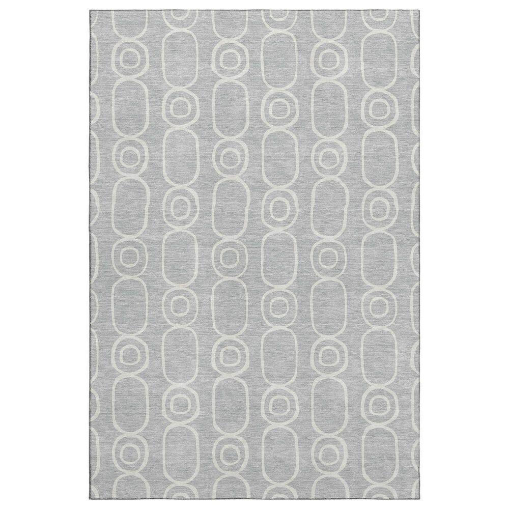 Dalyn Rug Company The Reserve TR6 Silver 9" x 12" Indoor/Outdoor Area Rug, , large