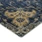 Dalyn Rug Company Silk Road Navy, Beige, Ivory, Gold, Copper and Gray 6"6" x 9"6" Area Rug, , large