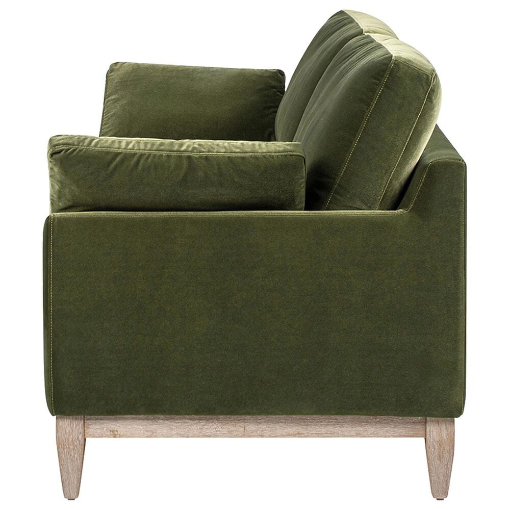 Jennifer Taylor Home Pasadena Stationary Sofa in Olive Green Velvet, , large