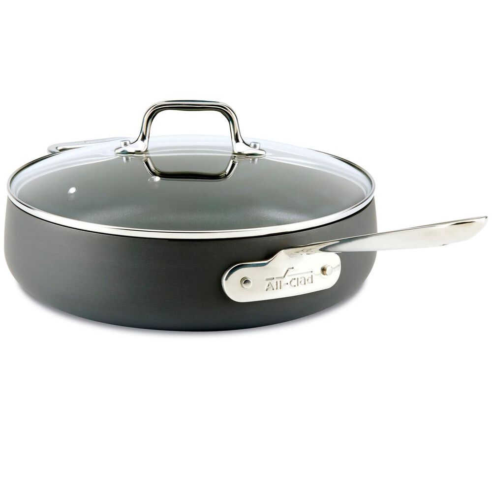 All-Clad Hard Anodized 4 Quart Saute Pan, , large