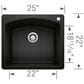 Blanco Diamond Single Dual Mount Sink in Coal Black, , large