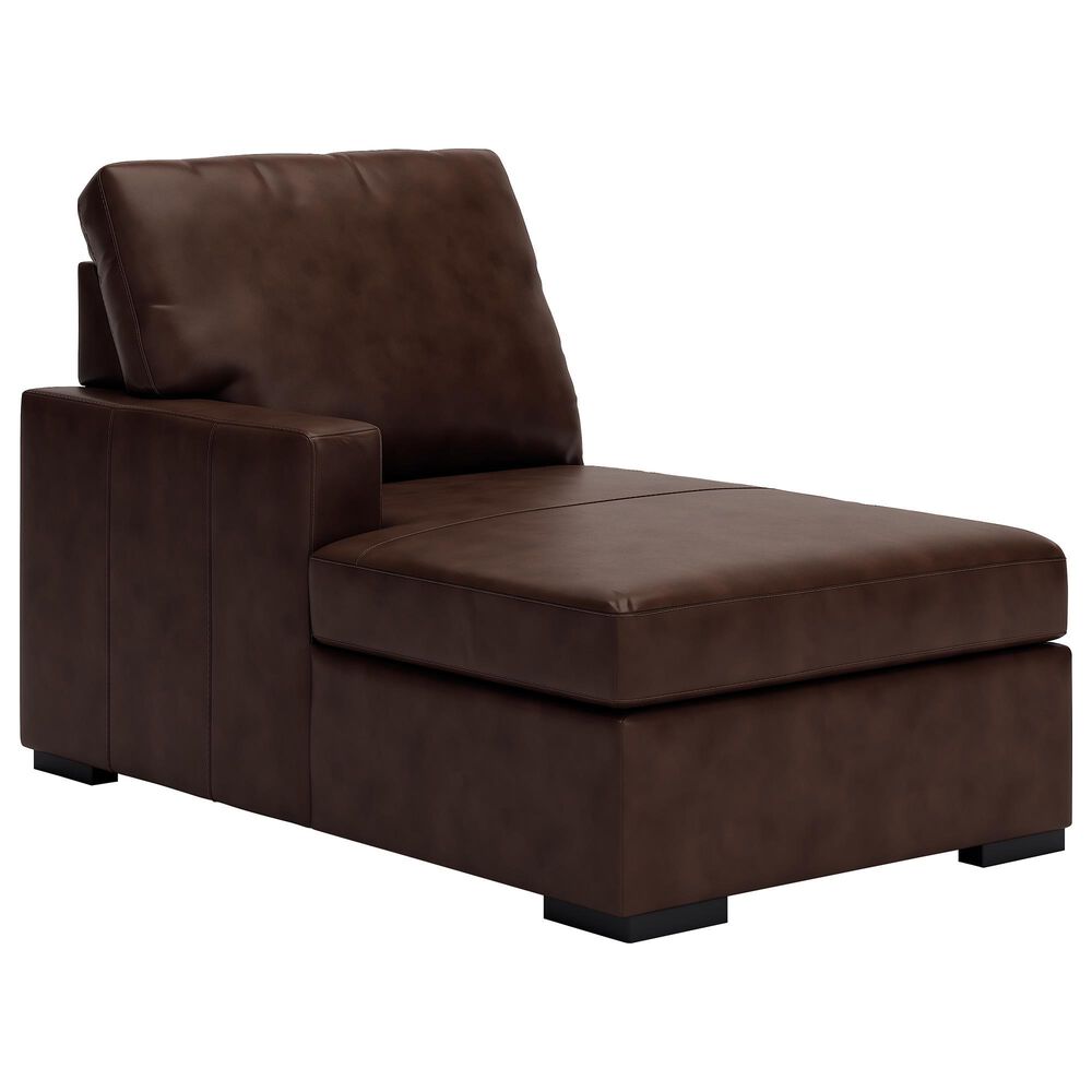 Ashley McDowlan 3-Piece Stationary Left Facing Sectional with Chaise in Coffee, , large