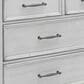 Ashley Kanwyn Dresser and Mirror in Distressed Whitewash, , large
