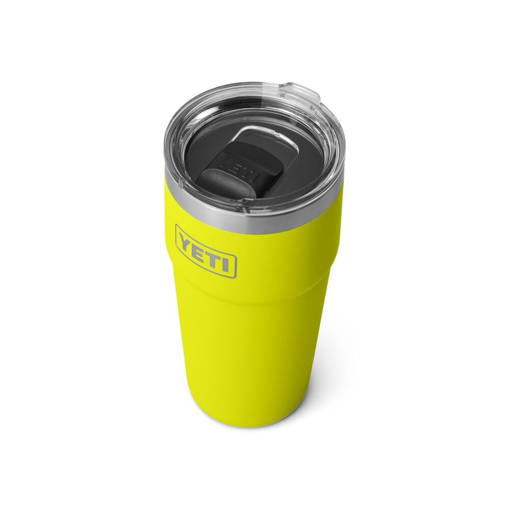 YETI Rambler 20 oz Stackable with Magslider Lid in Firefly Yellow, , large