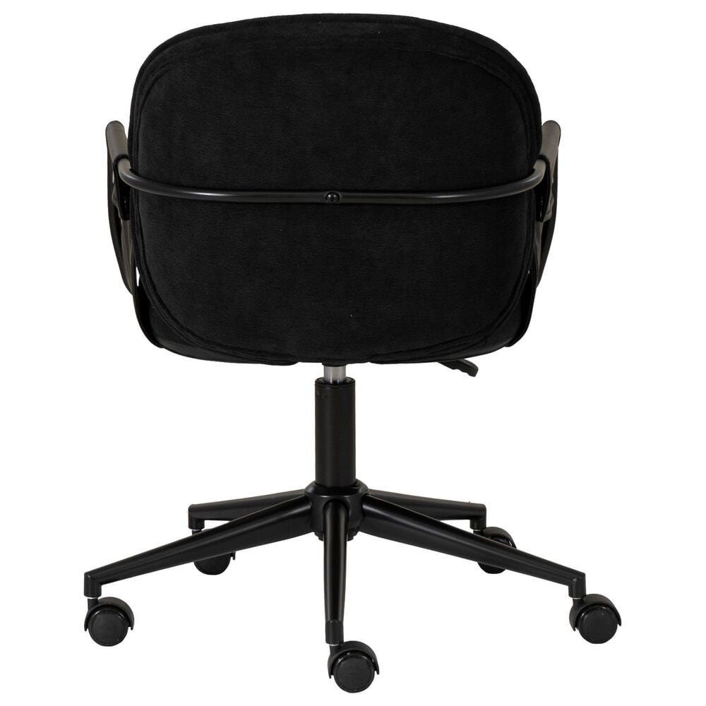 Linon Home Decor Karri Office Chair in Black, , large