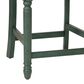 Linon Home Decor Willow Counter Stool with Cream Cushion in Teal, , large