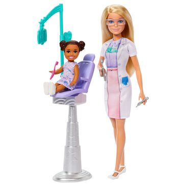Barbie Baby Dentist Doll with Blonde Hair and Accessories in Multicolor, , large