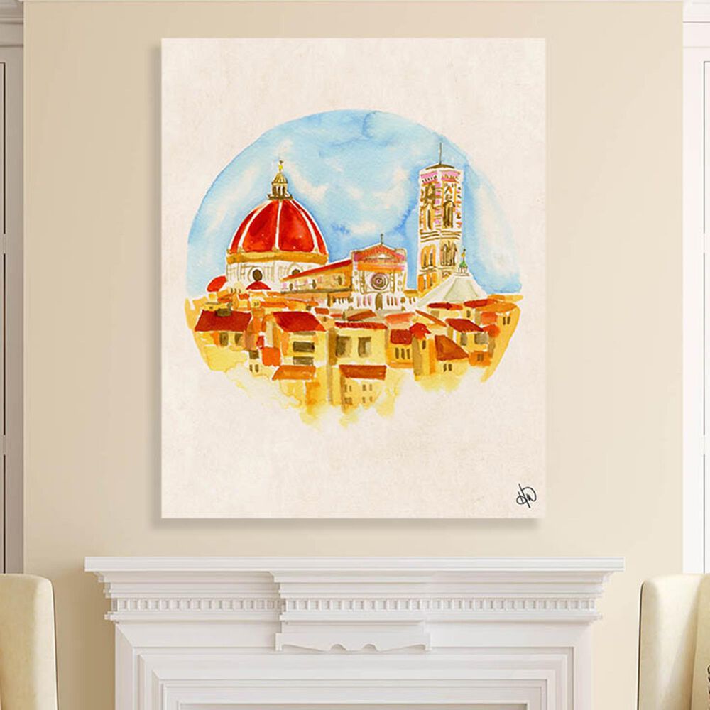 Kathy Ireland Home "Camera Con Vista" 20" x 16" Canvas Wall Art Print, , large